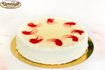 Творожный десерт с клубникой
